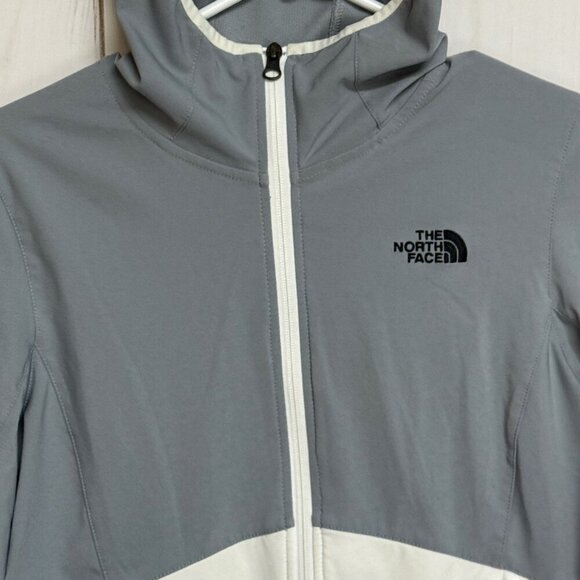 The North Face Women’s Nimble Hoodie Jacket Gray/White M EUC - Picture 2 of 13